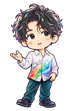 堀内恭隆のイラスト